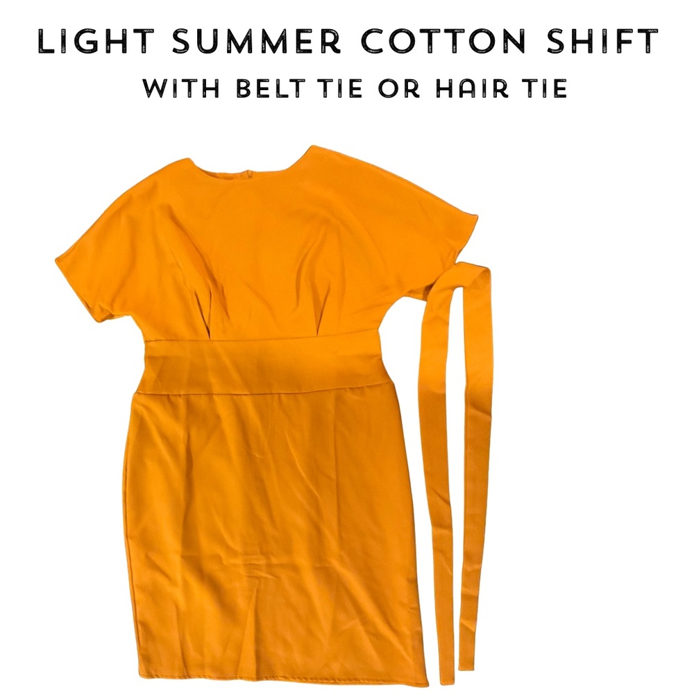 Marigold light summer dress